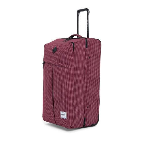  Herschel Supply Co. Herschel Parcel XL Softside Luggage, Windsor Wine Grid