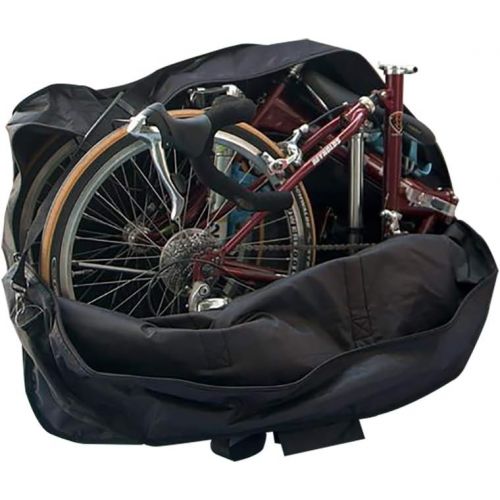  [아마존베스트]Hersent 20 Inch Foldable Bike Sack, Bicycle Travel Cases, Heavy Duty 600D Nylon Cloth Folding Bicycle Carry Bag Pouch, Bike Transport Case Bag for Transport, Air Travel, Shipping (HZC198)