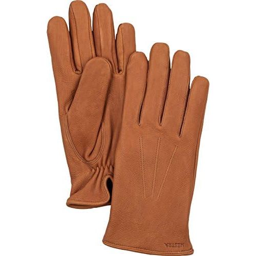  [아마존베스트]Hestra Mens Leather Gloves: Norman Cold Weather Wool Lined Winter Gloves