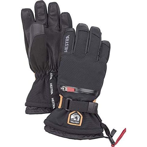  Hestra Ski Gloves for Kids: Youth All Mountain Waterproof C-Zone Winter Cold Weather Gloves