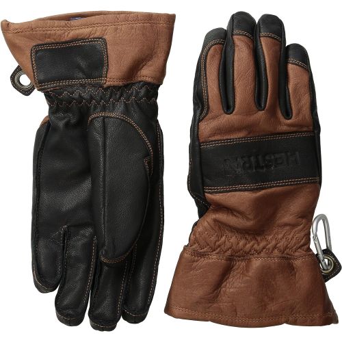  Hestra Mens and Womens Ski Gloves: Guide Leather Winter Glove with Wool Lining