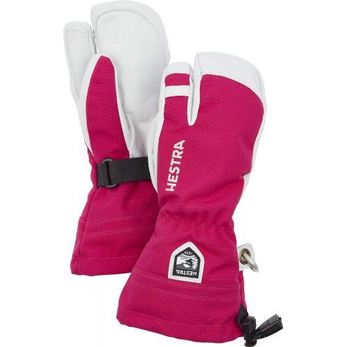  Hestra Army Leather Heli Jr 3-Finger Gloves