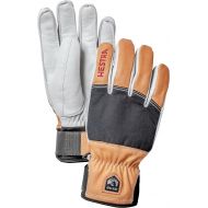 Hestra Ski Gloves: Mens and Womens Army Leather Abisko Wool Lined Winter Cold Weather Gloves