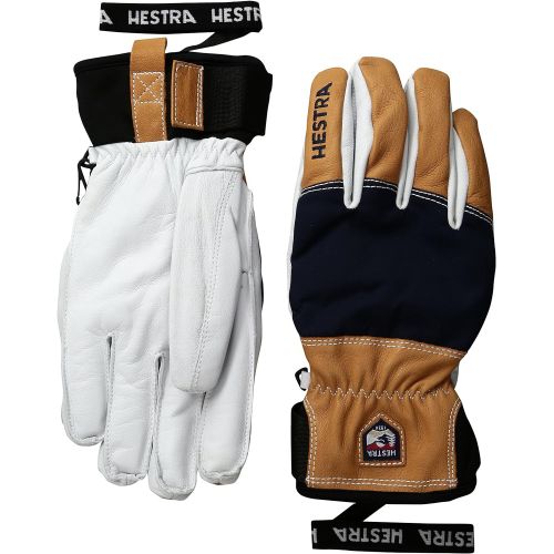  Hestra Ski Gloves: Mens and Womens Army Leather Abisko Wool Lined Winter Cold Weather Gloves