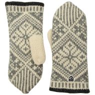 Hestra Womens Wool Mittens: Nordic Knit Winter Gloves