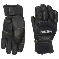 Hestra Mens and Womens Winter Ski Gloves: Vertical Cut Freeride Leather Glove with Thermolite Insulation