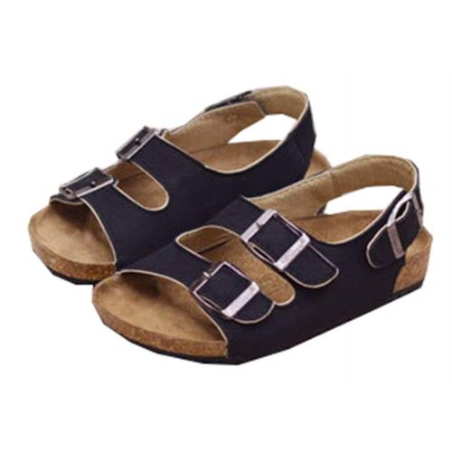  Hevego Kids Toddler Zandalias Soft Wood Cork Sandals for Boys Girls