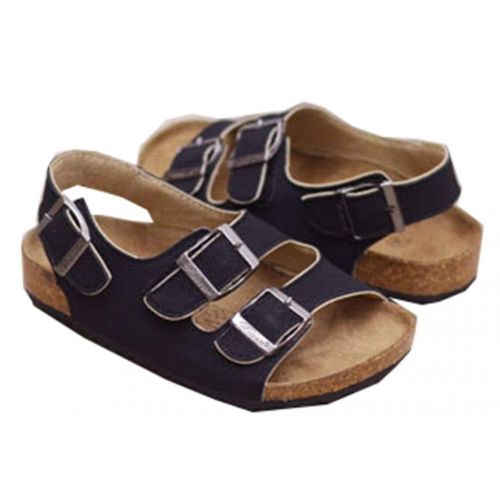  Hevego Kids Toddler Zandalias Soft Wood Cork Sandals for Boys Girls