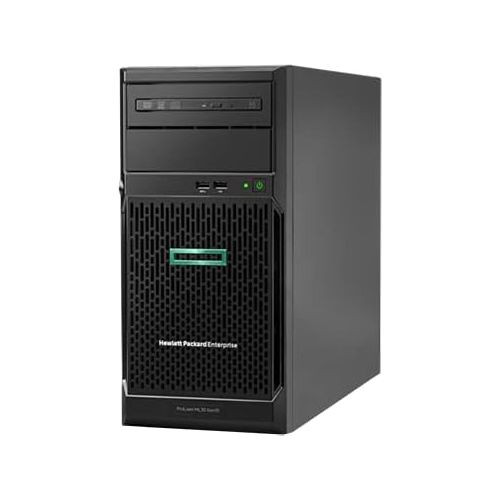  Hewlett Packard Enterprise HPE ProLiant ML30 Gen10 Performance Server with one Intel Xeon E-2234 Processor, 16 GB Memory, 4 Large Form Factor Drive Bays, and one 350W Power Supply