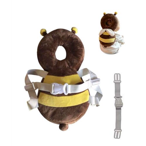  [아마존베스트]Hewnda Baby Toddlers Head Protective, Adjustable Infant Safety Pads for Baby Walkers Protective Head Cute Small bee