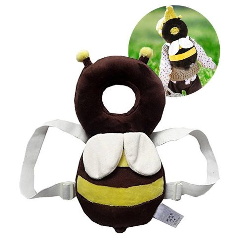  [아마존베스트]Hewnda Baby Toddlers Head Protective, Adjustable Infant Safety Pads for Baby Walkers Protective Head Cute Small bee