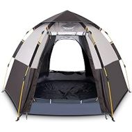 Hewolf Waterproof Instant Camping Tent - 2-3 Person Easy Quick Setup Dome Family Tents for Camping,Double Layer Flysheet Can be Used as Pop up Sun Shade