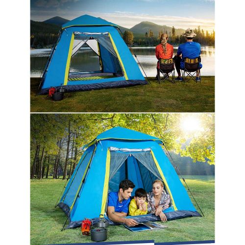  Hewolf,Pop Up Tent 4 Person, Beach Tent Sun Shelter for Baby with UV Protection - Automatic and Instant Setup Tent for Family