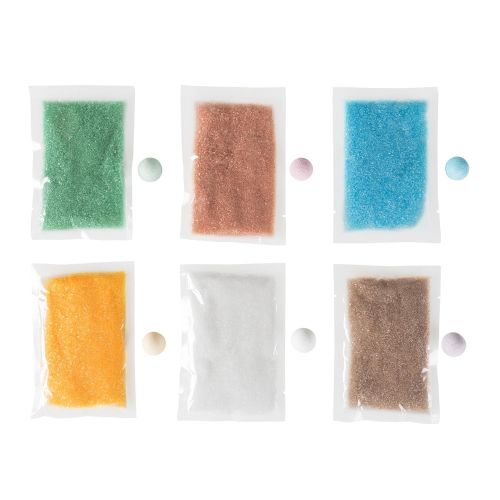  Hey! Play! Crystal Growing Kit for Kids with 6 Color Options and Display Cases- Science Lab Experiment Set for Learning STEM, Geology, Chemistry