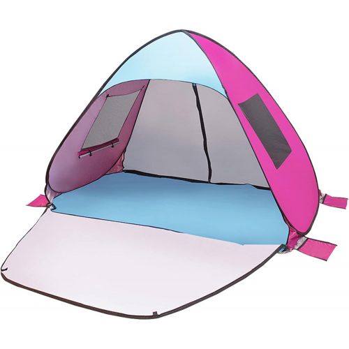  Hey Outdoor Camping Tent, Pop Up 3-4 Person Beach Ten, UPF 50+ Beach Tent Sun Shelter Instant Automatic Portable Sport Canopy, Big Portable Automatic Sun Umbrella, Fit Camping, Hiking