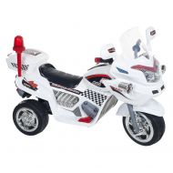 Ride on Toy, 3 Wheel Motorcycle Trike for Kids, Battery Powered Ride On Toy by Hey! Play!  Ride on Toys for Boys and Girls, 2 - 6 Year Old - White