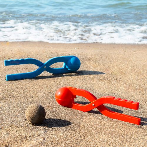  [아마존베스트]Hey! Play! Snowball Maker Tool with Handle for Snow Ball Fights, Fun Winter Outdoor Activities and More, For Kids and Adults (Set of 2)