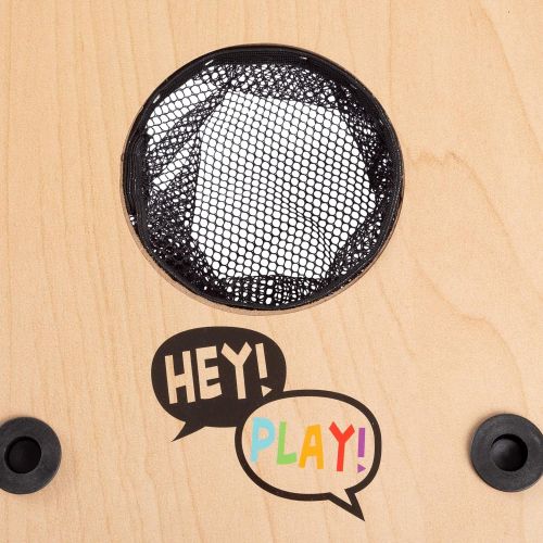  Hey! Play! 2-in-1 Washer Pitch and Beanbag Toss Set ? Indoor or Outdoor Wooden Classic Team Backyard and Tailgate Party Games for Kids and Adults