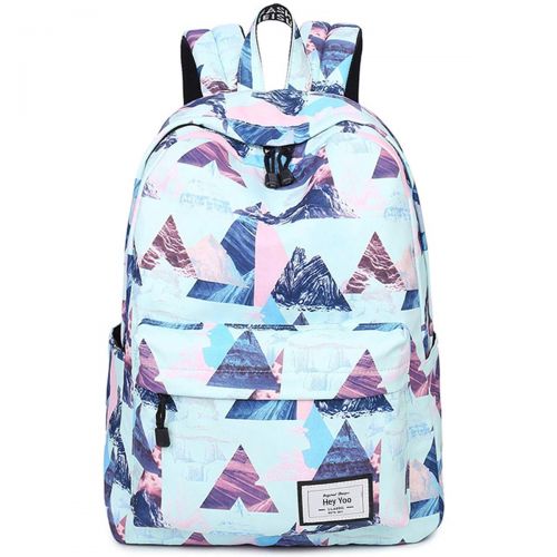  Hey Yoo Girls School Backpack Waterproof Travel Bookbag School Bag Backpack for Teen Girls Women (Blue)