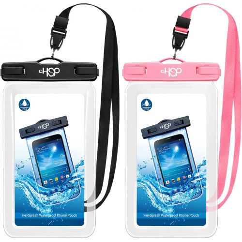  [아마존베스트]HeySplash Floating Waterproof Phone Case, (2 Pack) Underwater Cellphone Pouch Dry Bag with Lanyard Compatible with iPhone 12/12 mini/12 Pro/Pro Max/11 Pro Max/XS Max/11/XR/SE, Up t