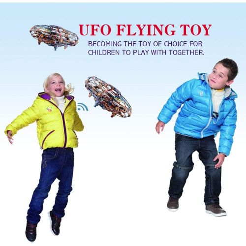  [아마존베스트]Sftoys Flying Ball Toy for Kids Hand-Controlled Drone Interactive Infrared Induction Mini Quadcopter with 360°Rotating and Flashing LED Lights for Boys and Girls Gifts