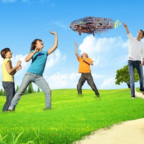  [아마존베스트]Sftoys Flying Ball Toy for Kids Hand-Controlled Drone Interactive Infrared Induction Mini Quadcopter with 360°Rotating and Flashing LED Lights for Boys and Girls Gifts