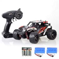 Heycargo 1:18 Scale High Speed Off Road Remote Control Car,4WD 2.4Ghz Hobby Cross-Country Buggy, Electric Monster Truck Buggy Racing Toy Vehicles Rock Climber Desert Buggy for Kids