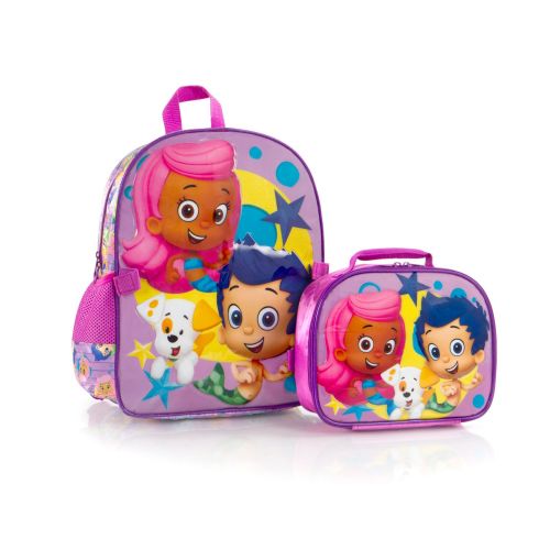  Heys New Bubble Guppies Backpack with Lunch Bag for Kids - 15 Inch