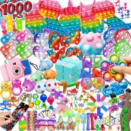 (1000 Pcs)Party Favors Sensory Fidget Toys Pack, School Classroom Rewards Goodie Bag Party Favors for Kids 4-8 8-12, Pinata Filler Carnival Prizes Stocking Stuffers for Holiday Birthday Christmas Gift