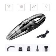 Hi-fun Handheld Car Cordless Vacuum Interior Cleaner Wet/Dry Rechargeable 120W Homes Pet Hair Food Crumbs Dust