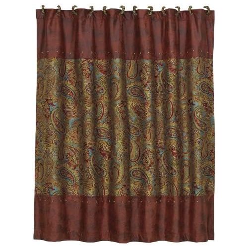  HiEnd Accents San Angelo Western Shower Curtain