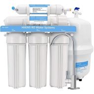 HiKiNS Umkehrosmose-Wasserfiltersystem 100GPD Intelligentes 4-stufiges Aufsatz-Trink-RO-System mit TDS-Erkennungsfunktion und aufsteckbaren Schnellwechselfiltern