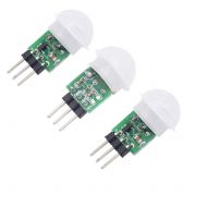 [아마존베스트]HiLetgo 3pcs AM312 Mini Pyroelectric PIR Human Sensor Module PIR Infrared IR Sensor Body Manual Motion Infrared IR Detector