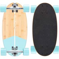 Hi-Na Hinaboard Mini Longboard Protable Skateboard Mini Cruiser Skateboard Mini Skateboard Bamboo Longboard Crusier Skateboard Short Skateboard DIY Skateboard
