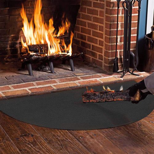  hi!SCI Fireplace Hearth Area Rug (60x105CM)