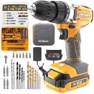 [아마존베스트]Hi-Spec 18 V Pro Combo Cordless Drill Driver with 1000 mAh Ni-MH Battery, 17 Position Keyless Clutch, Variable Speed Switch & 30 Piece Drill and Screwdriver Bit Accessory Set in Co