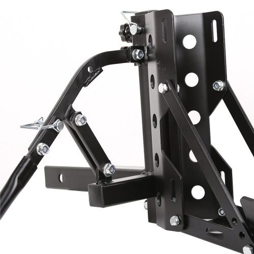  HiSurprise 7BLACKSMITHS Motorcycle Trailer 2 Tow Hitch Carrier Dolly Hauler Trailer Tow Towing Rack