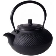 [아마존베스트]HiT Asian Cast-Iron Teapot / Coffee Pot 1.5 Litres Black with Tea Strainer