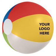 HiTouch Business Services #751 12-Inch Beach Ball - 75 Qty - $1.15 EA - Promotional Product/Custom/Your Logo/Low Minimums