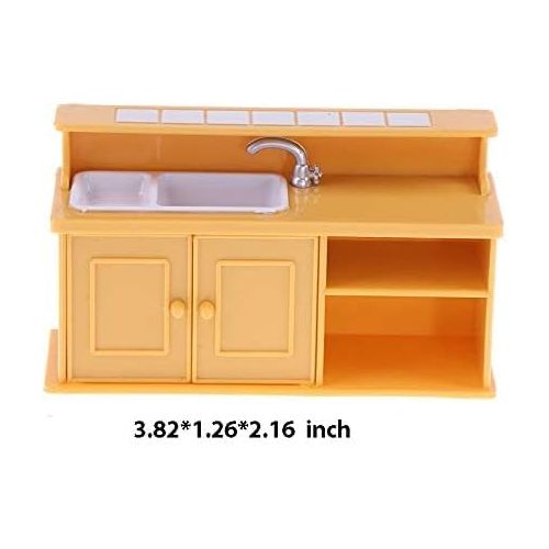  40 Pcs Mini House Kitchen Furniture Set with Cookware Pots,Pans Set and Food for Christmas Birthday Gifts