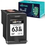 HibiTon Remanufactured Ink Cartridge Replacement for HP 63XL 63 Black for Envy 4520 3634 4512 OfficeJet 3830 5252 4650 5258 4655 4652 5200 5212 5255 DeskJet 1112 3636 3630 2130 Pri