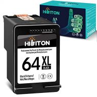 HibiTon Remanufactured Ink Cartridge Replacement for HP 64XL 64 XL Black for Envy Photo 7800 7100 7858 7155 7855 6255 6252 7158 7164 6222 7120 7134 7130 Tango X Smart Wireless Prin