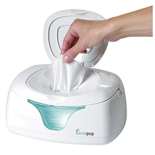  [아마존베스트]Hiccapop Wipe Warmer and Baby Wet Wipes Dispenser | Holder | Case with Changing Light