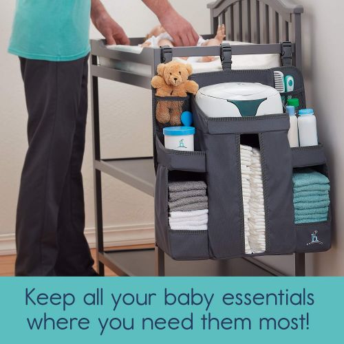  [아마존베스트]Hiccapop hiccapop Nursery Organizer and Baby Diaper Caddy | Hanging Diaper Organization Storage for Baby...