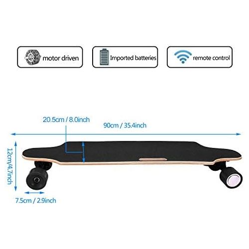  Hicient Electric Skateboard with Wireless Remote Skateboard for Adults and Youths