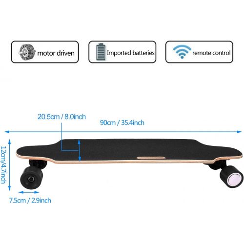  Hicient Electric Skateboard with Wireless Remote Skateboard for Adults and Youths