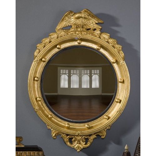 Hickory Manor House 6317GL Regency Eagle Convex Mirror/Gold Leaf