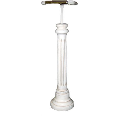  Hickory Manor House Standing Fluted Toilet Paper Holder, Old World White