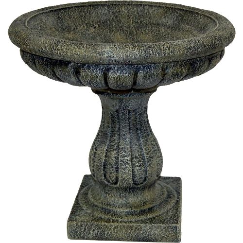  Hickory Manor House Fluted Bird Bath/Moss