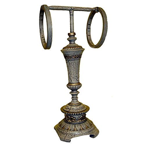  Hickory Manor House Standing Trophy Double Towel Holder, Verona